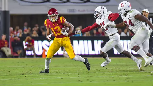USC Trojans Football wide receiver Munir McClain vs. Stanford Cardinal