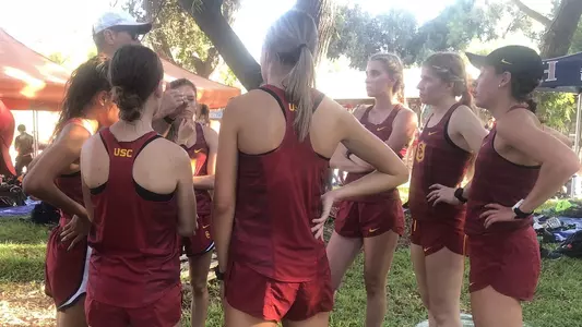 Henner talks to team at UCR Invitational
