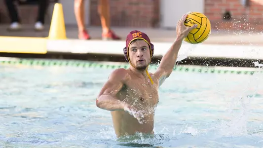 Jacob Mercep takes aim at one of his five goals vs. Long Beach State
