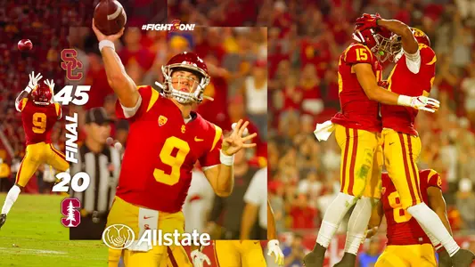 USC beats Stanford, 45-20