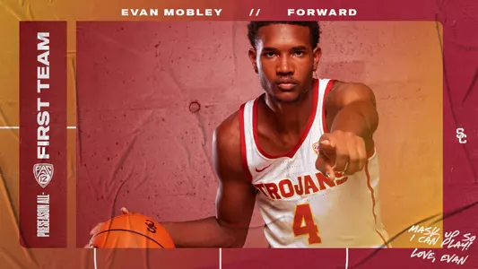 Evan Mobley All-Pac-12 Graphic