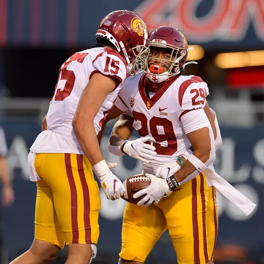 Vavae Malepeai celebrates TD vs. Arizona