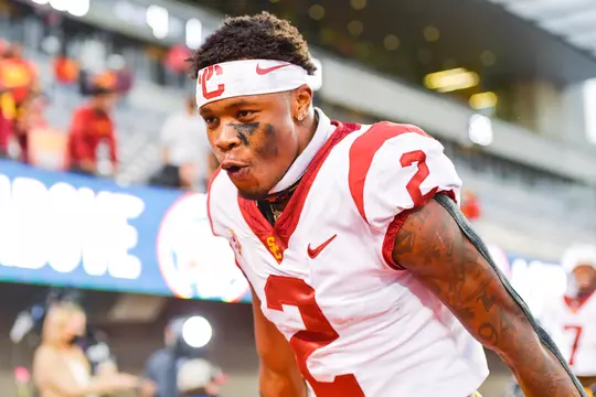 Olaijah Griffin Celebrates After Beating Arizona