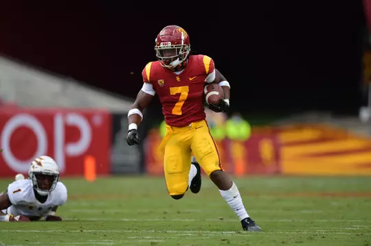 Stephen Carr rushing vs. ASU
