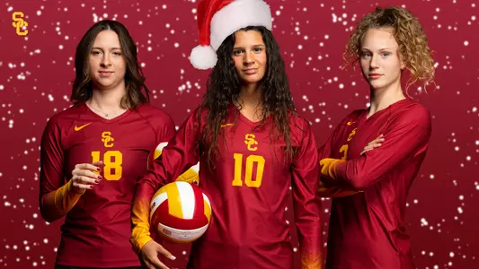Women's volleyball holiday header