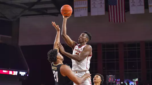 Onyeka Okongwu shoots in lane against CU