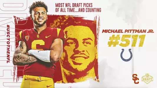 USC Trojans Football receiver Michael Pittman Jr. drafted by Indianapolis Colts