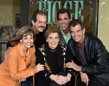 Melba Figge and her four children in 2005