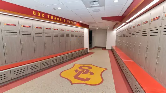 USC Track & Field Locker Room