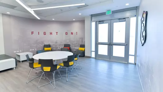 USC Track & Field Locker Room