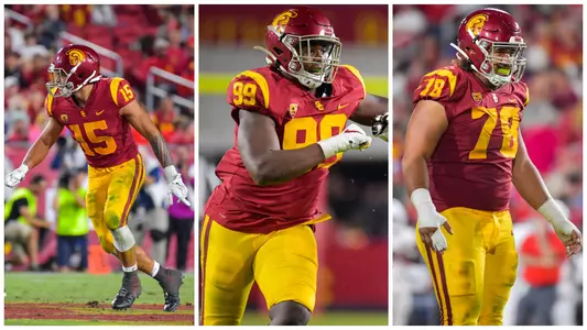 USC Trojans Football Bednarik Award Watch List - Talanoa Hufanga, Drake Jackson and Jay Tufele