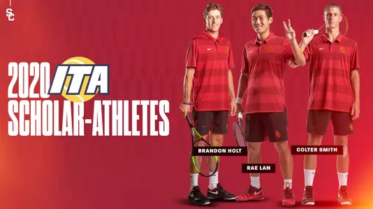 usc trojans men's tennis ita scholars