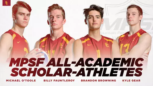 usc trojans men's volleyball mpsf academics