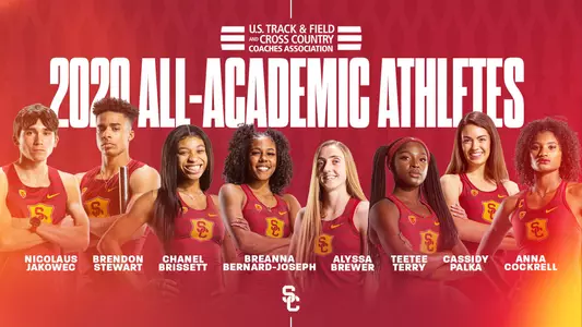 usc trojans track & field all academic athletes