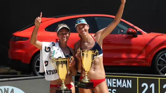 April Ross and Alix Klineman AVP Porsche Cup Champions