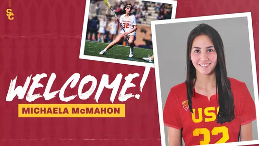 Michaela McMahon transfer welcome graphic