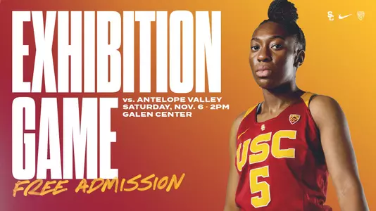 Jordan Sanders exhibition game graphic