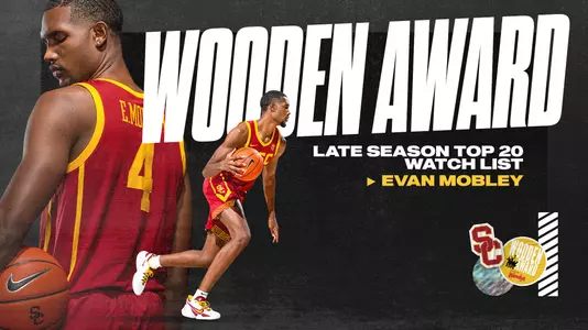 Evan Mobley Wooden Award Late Season Graphic