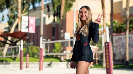 Hallie Carballo - USC Trojans Beach Volleyball