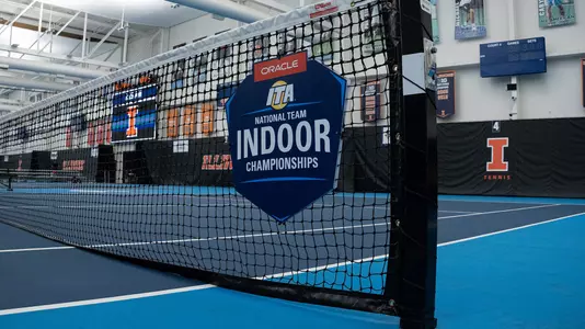 ITA National Team Indoors net in Urbana, Ill.
