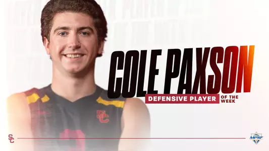 Cole Paxson wins MPSF Defensive Player of the Week