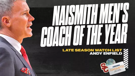 Andy Enfield Naismith COY Graphic