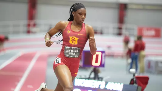 Jan'Taijah Ford running at Woo Pig Classic