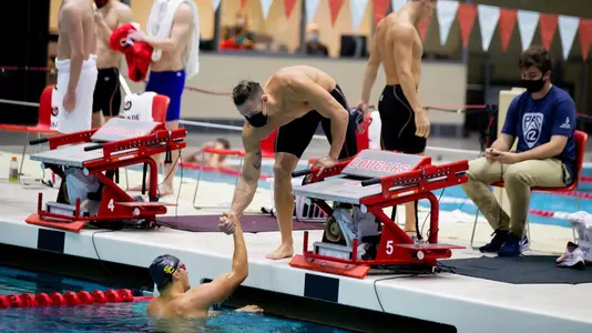 Harry Homans and Alexei Sancov - USC Swim