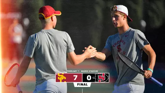 Lodewijk Weststrate Colter Smith celebrate a point won in doubles