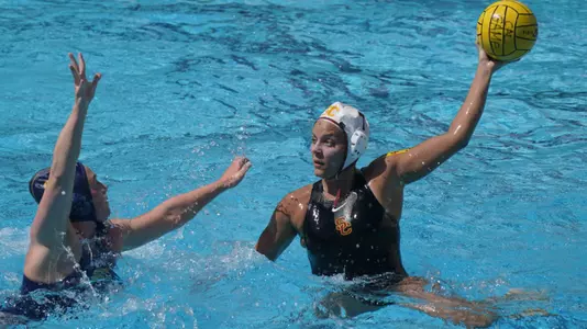 Verica Bakoc takes aim at one of her career-high seven goals at Cal