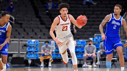 Max Agbonkpolo - USC Trojans Men's Basketball