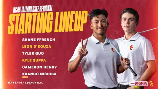 2021 Men's Golf NCAA Regional Graphic