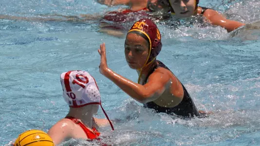 Sabrina Garabet defends a Marist player in the NCAA quarterfinals
