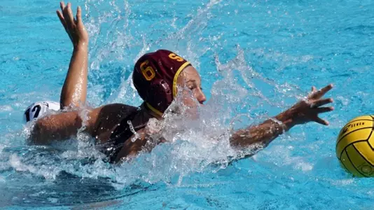 Bayley Weber reaches for the ball in an NCAA semifinal win over ASU