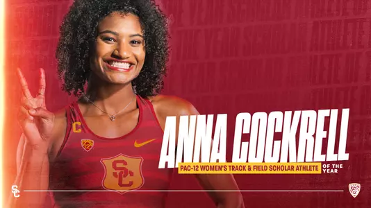 Anna Cockrell Scholar Athlete of the Year Graphic
