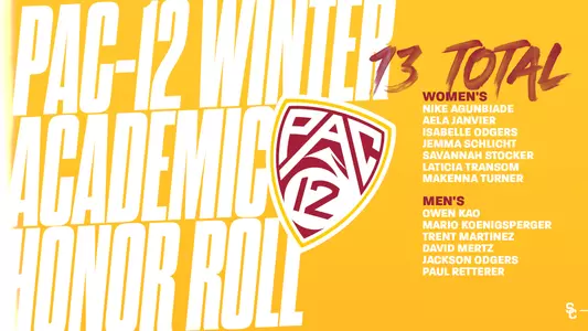 Swim/Dive Winter Academic Honor Roll Recipients