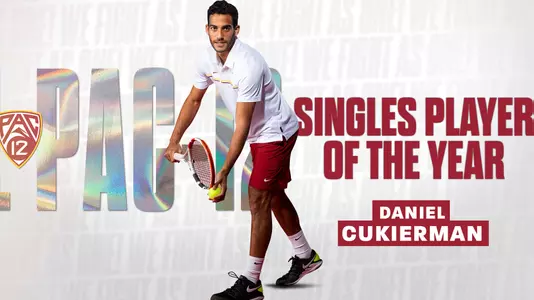Daniel Cukierman Pac-12 Singles Player of the Year