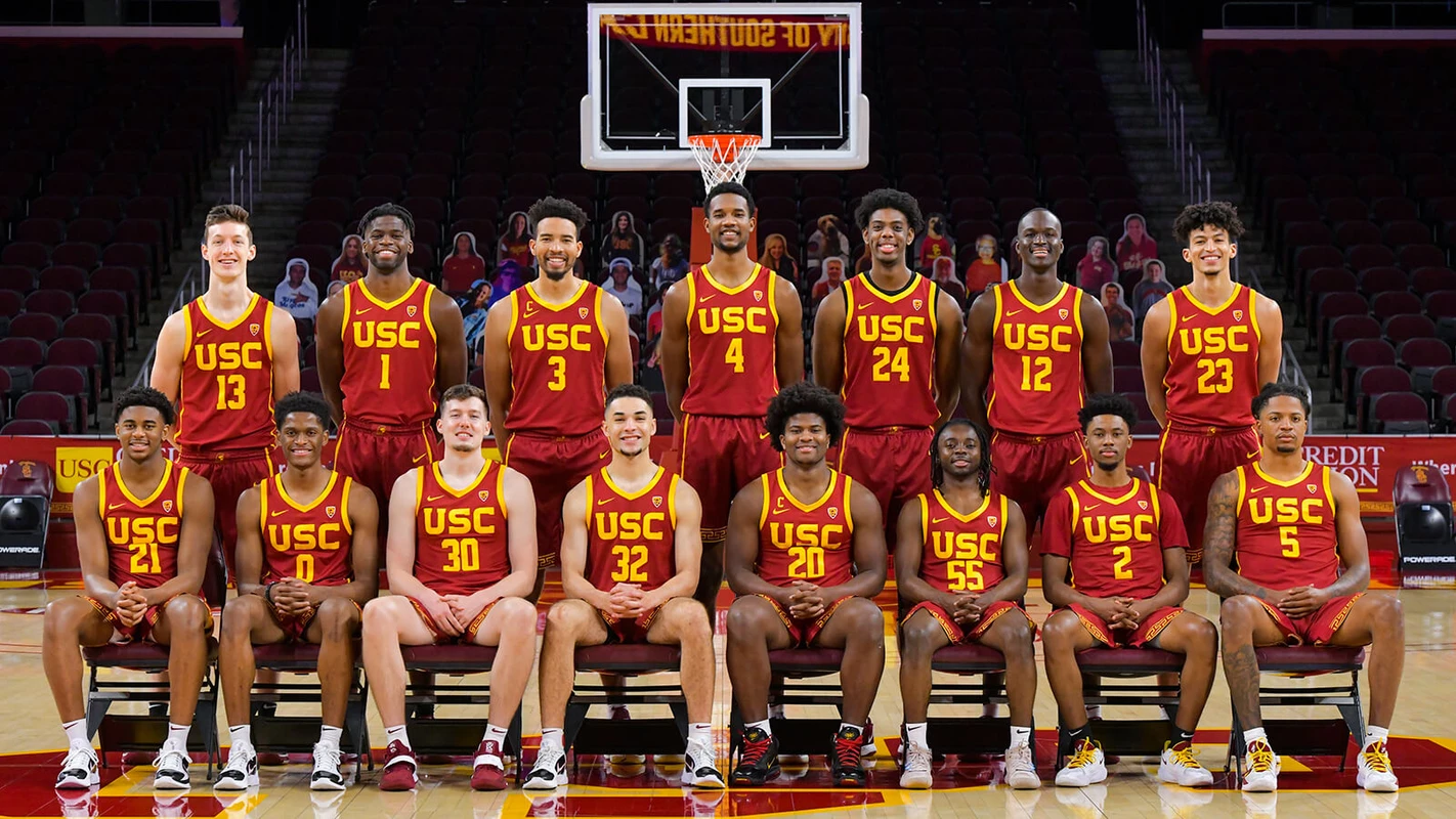 2020-21 USC Trojans Men's Basketball Team Photo
