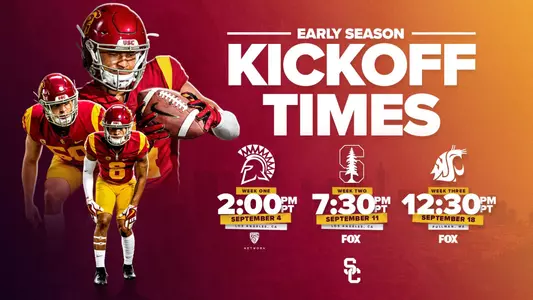 USC Trojans Football 2021 Kickoff and Television Announcements