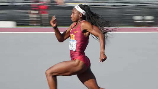 TeeTee Terry Sets USC 100m record