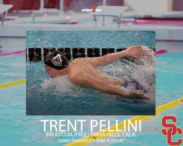 USC Men's Swim - Trent Pellini Graphic