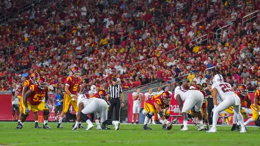 USC Trojans Football game at United Airlines Field at Los Angeles Memorial Coliseum