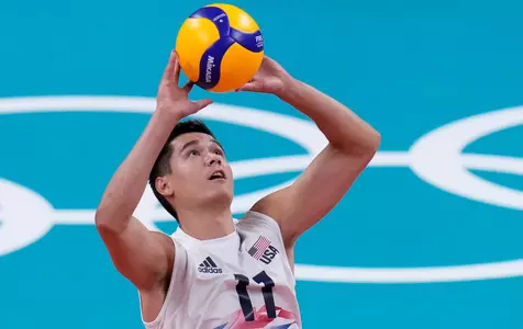 Olympics: Volleyball-Men Pool B - USA-ROC