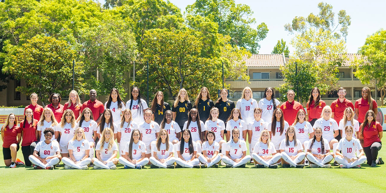 2021 USC Trojans Women's Soccer Team Photo