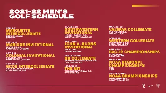 2021-22 Men's Schedule Graphic