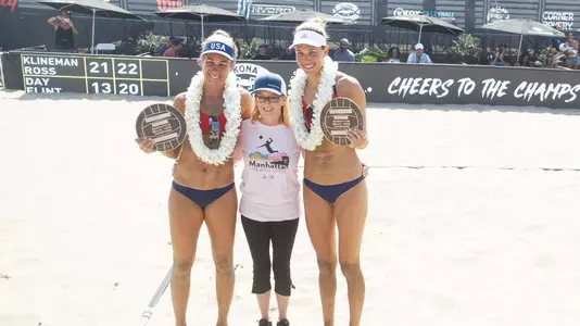 April Ross and Alix Klineman Manhattan Beach Open Champions