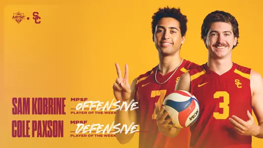Sam Kobrine and Cole Paxson MPSF Players of the Week
