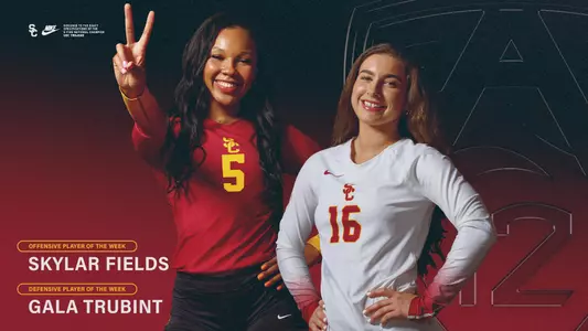 Skylar Fields and Gala Trubint Pac-12 Players of the Week