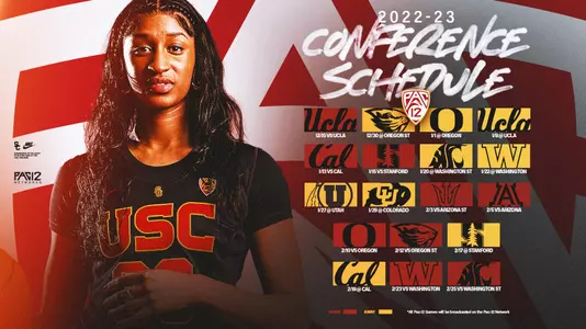 2022-23 USC women's basketball Pac-12 schedule