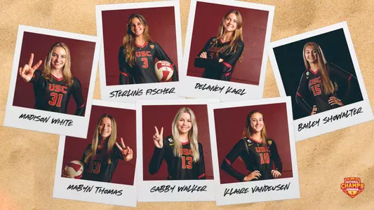 2022-23 USC beach volleyball freshman class